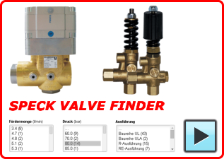 Speck-Triplex Ventil Finder